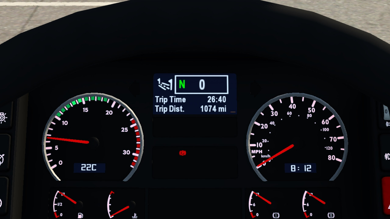 MAN TGA Custom Dashboard